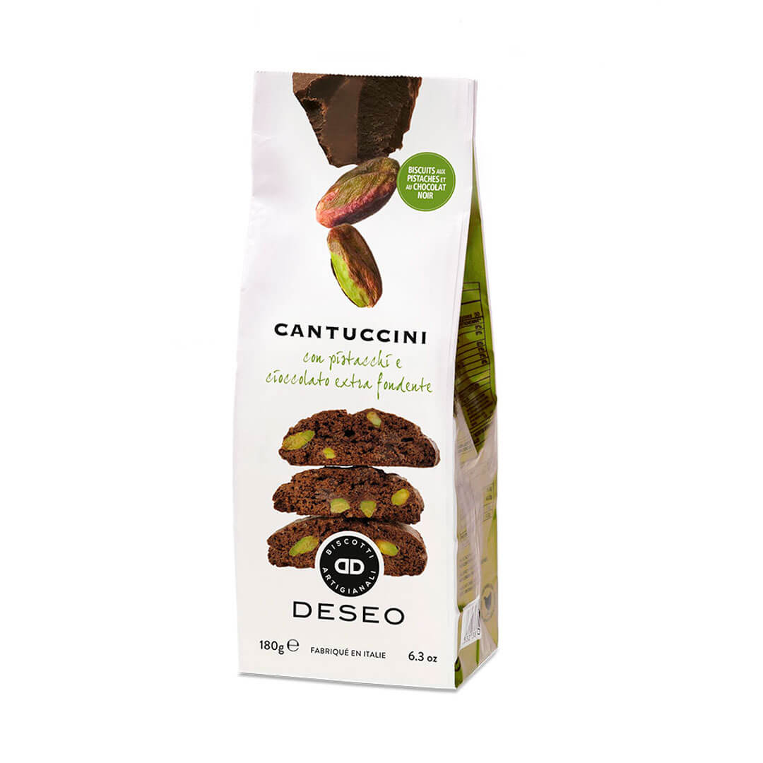 Cantuccini mit Pistazien und Zartbitterschokolade