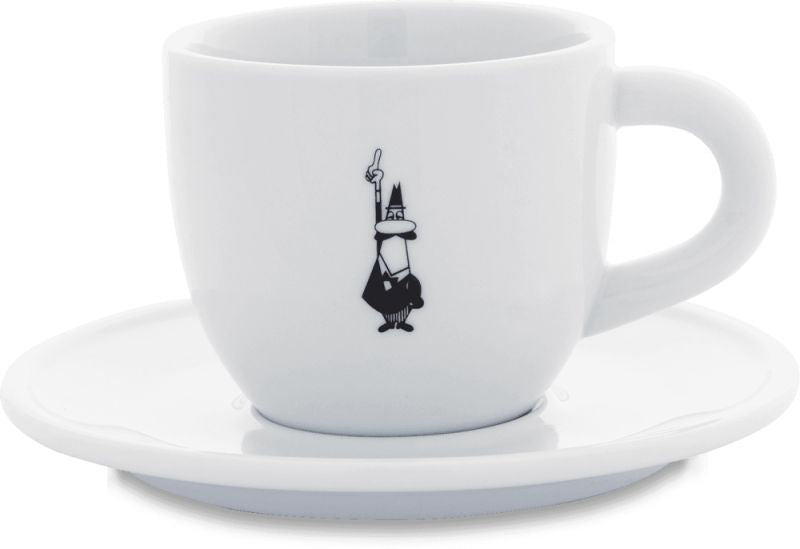 Bialetti Cappuccinotasse Istituzionale weiß, Porzellan