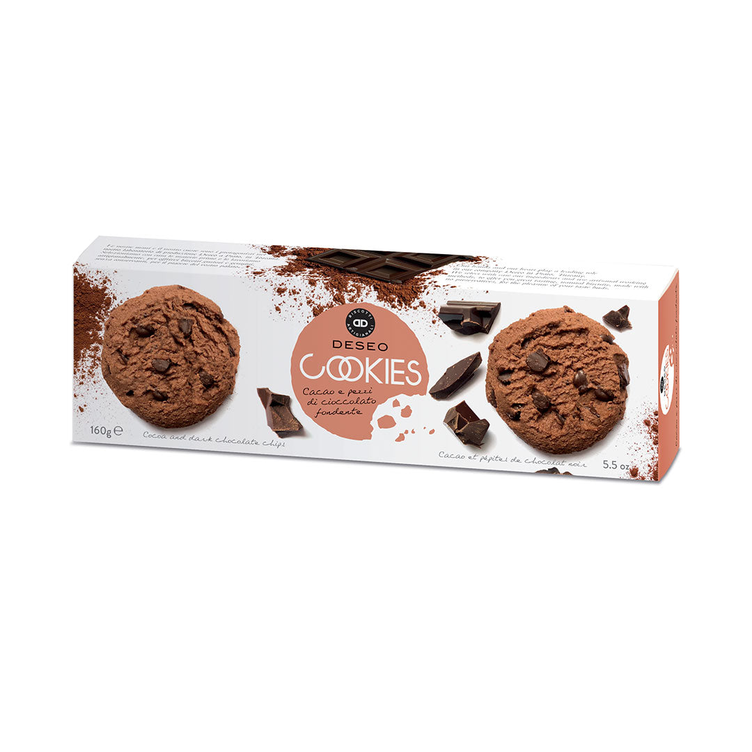 Cookies Kakao und Zartbitterschokoladenstückchen
